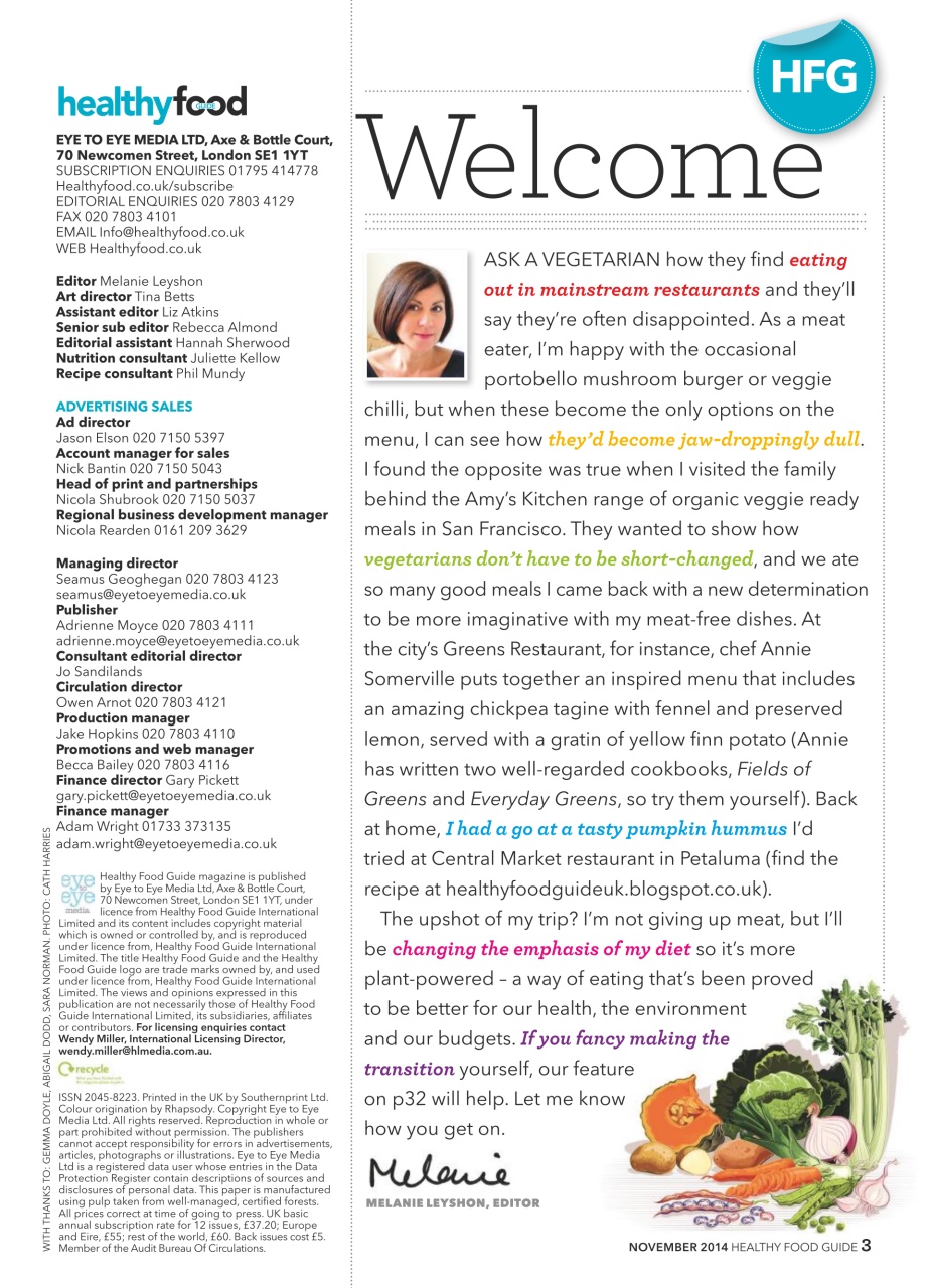 Healthy Food Guide Preview Pages