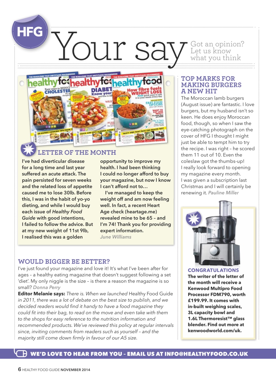 Healthy Food Guide Preview Pages