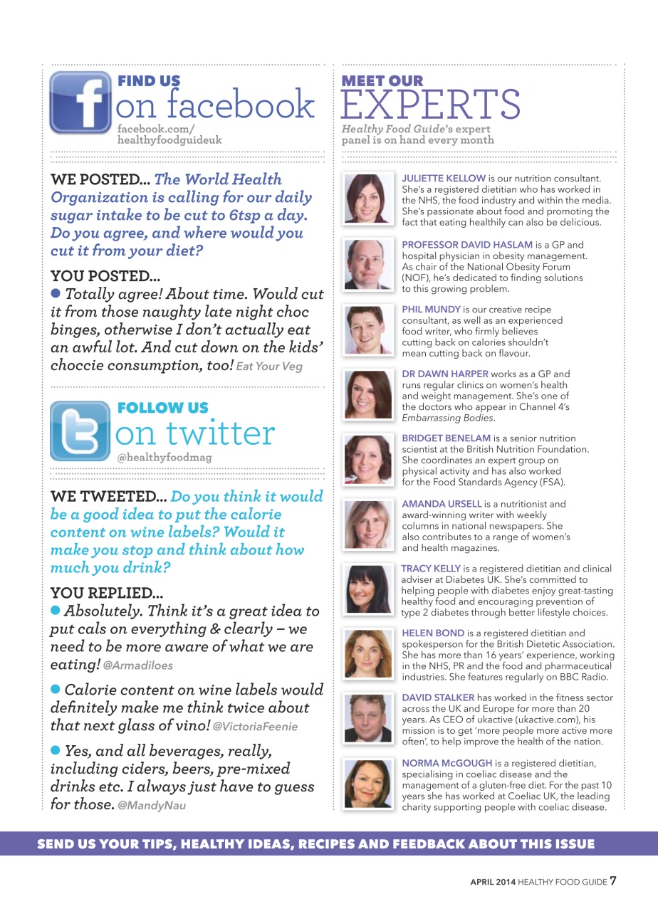 Healthy Food Guide Preview Pages