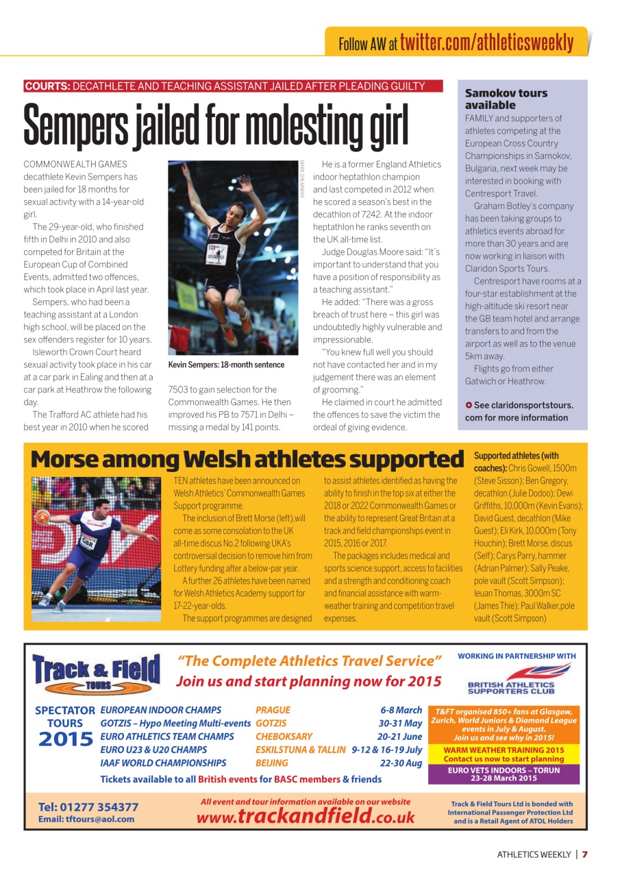 AW – Athletics Weekly Magazine Preview Pages