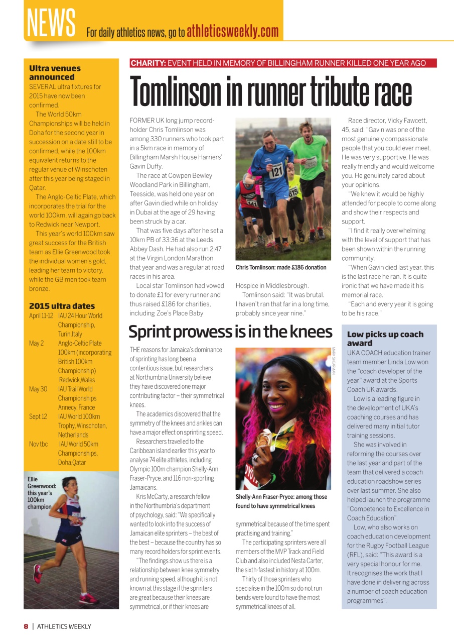 AW – Athletics Weekly Magazine Preview Pages