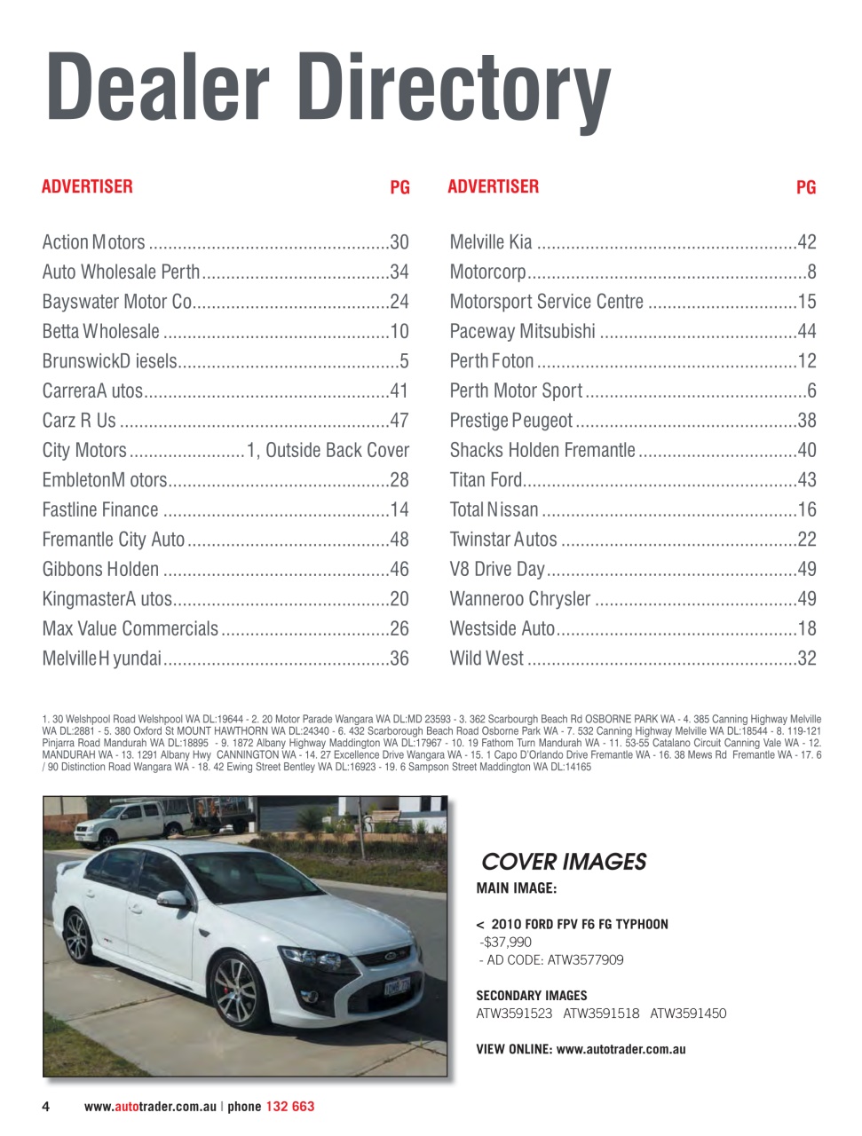 AutoTrader Preview Pages