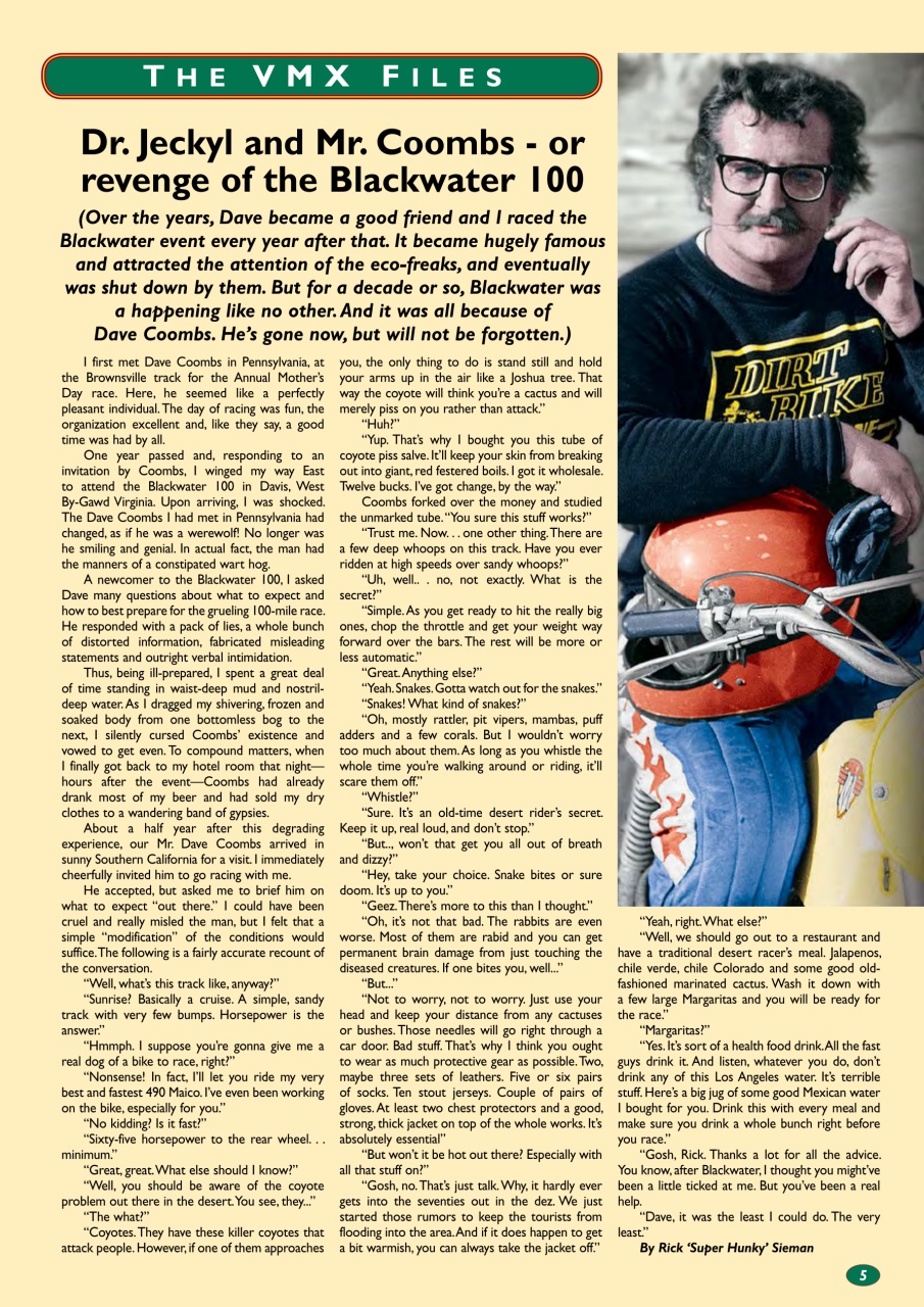 VMX Magazine Preview Pages