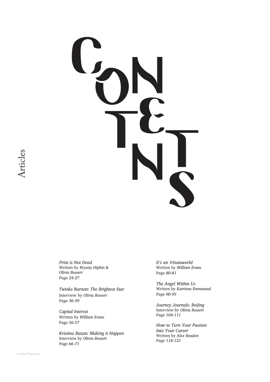 Atlas Magazine Preview Pages