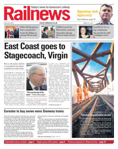 Railnews issue December 2014
