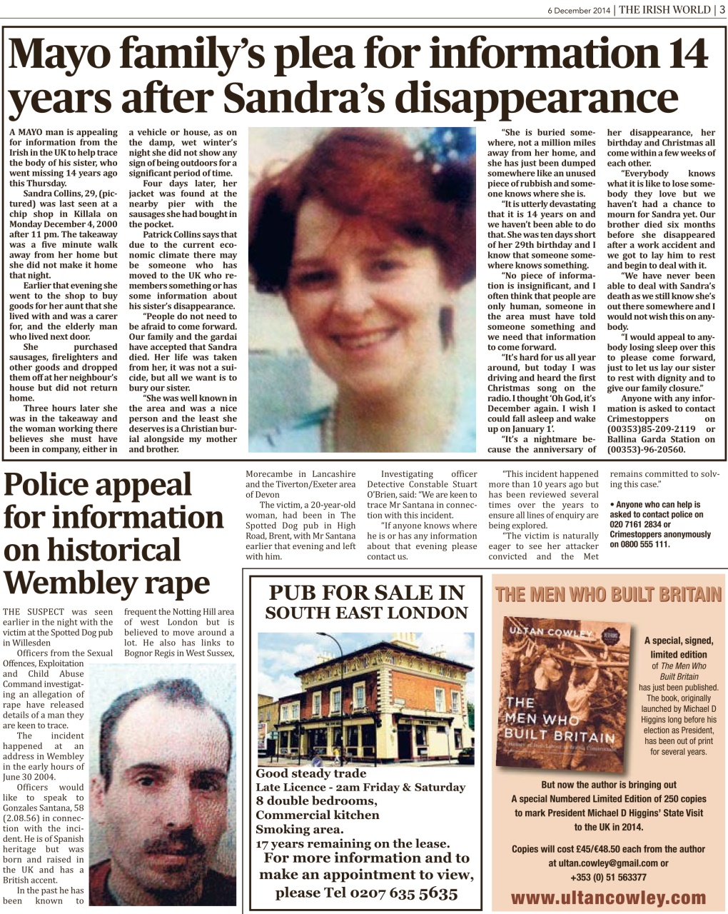 Irish World Preview Pages