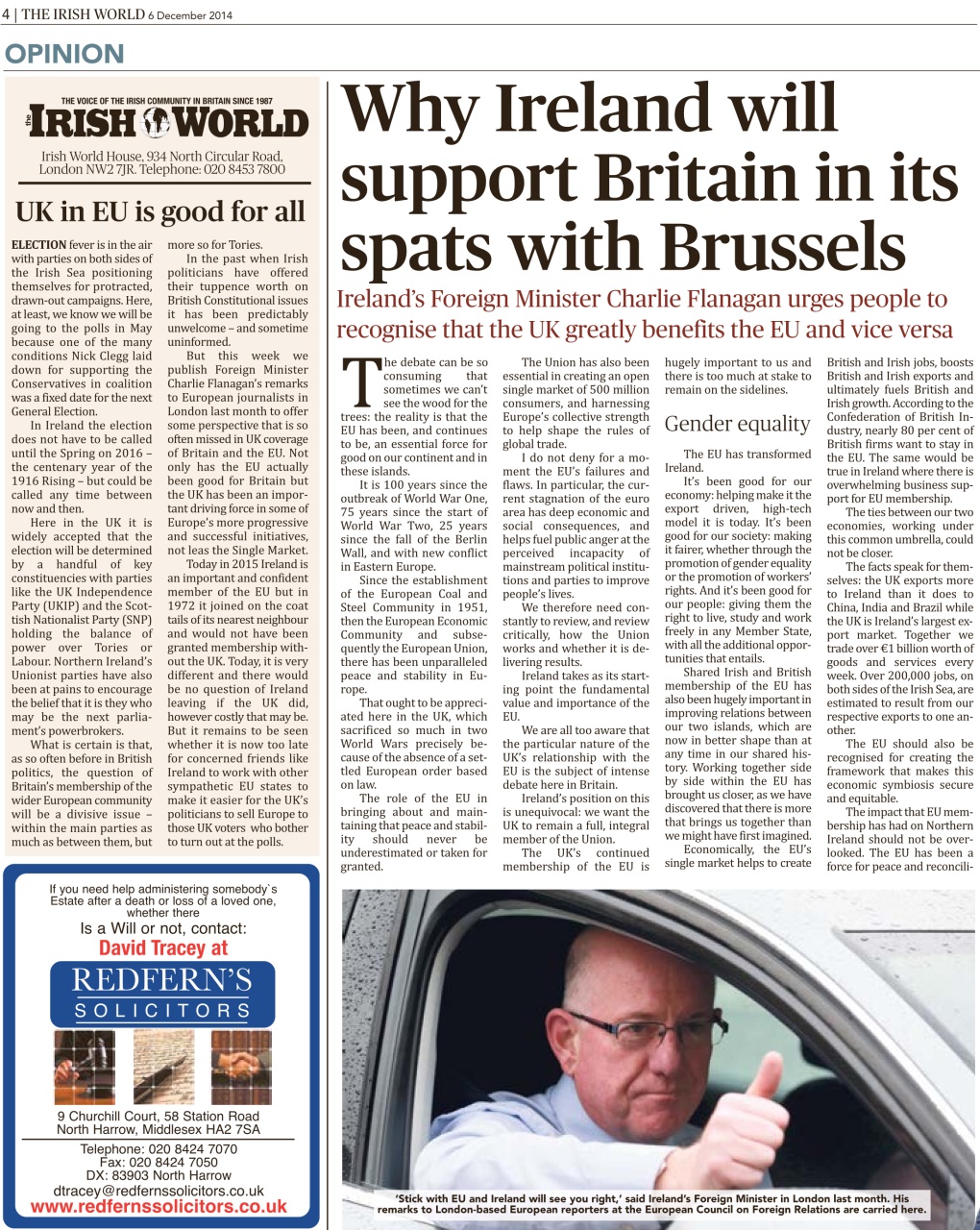 Irish World Preview Pages