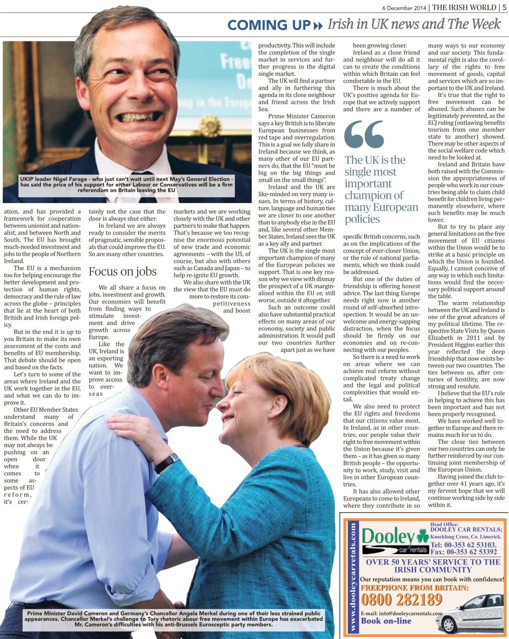 Irish World Preview Pages