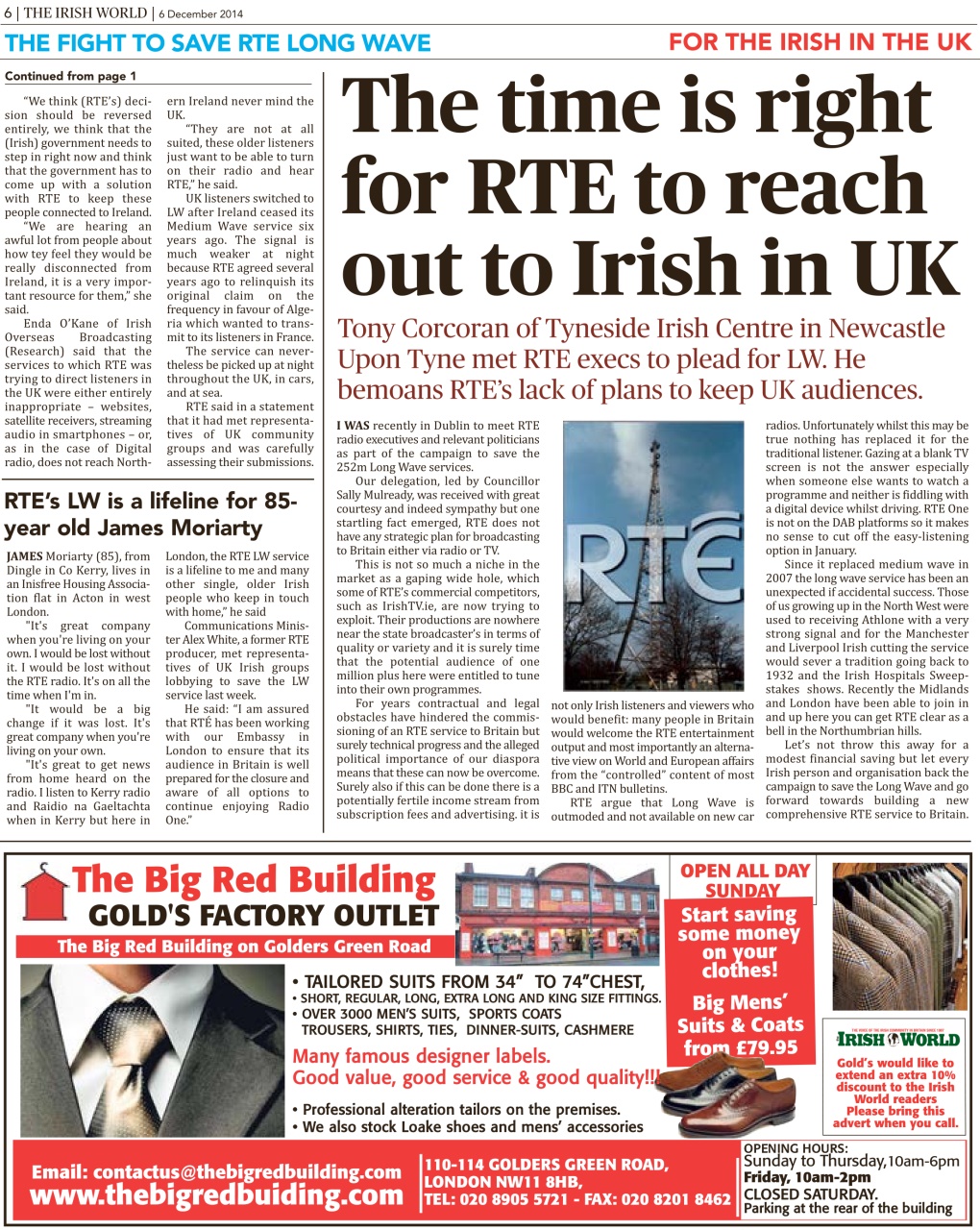 Irish World Preview Pages