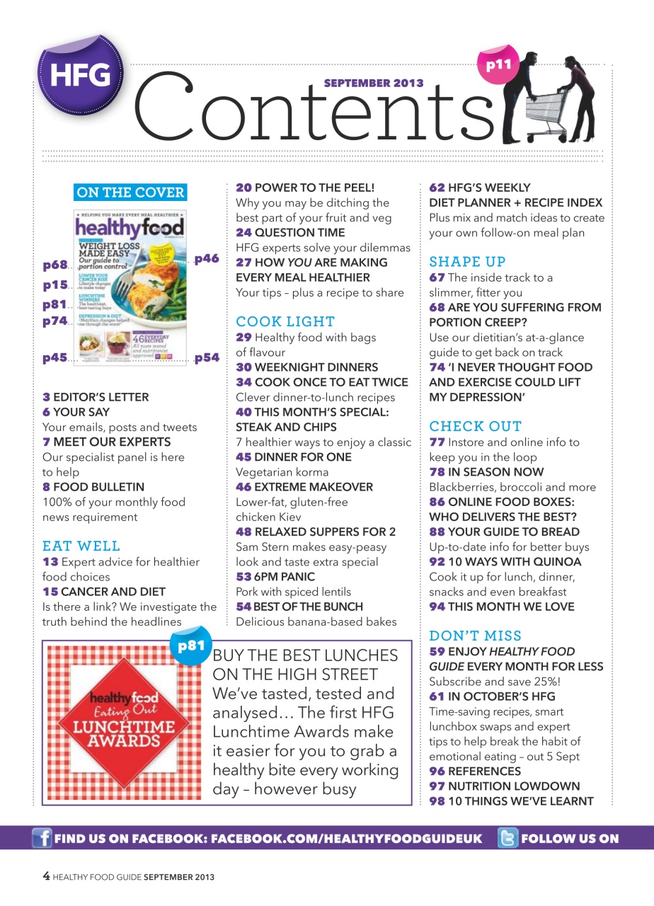 Healthy Food Guide Preview Pages