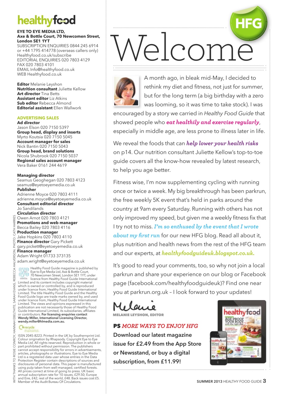 Healthy Food Guide Preview Pages