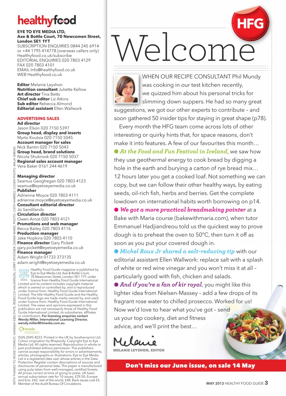Healthy Food Guide Preview Pages