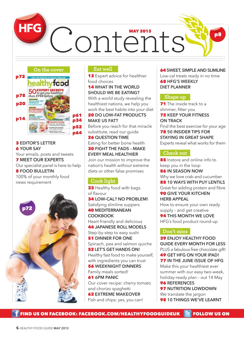Healthy Food Guide Preview Pages