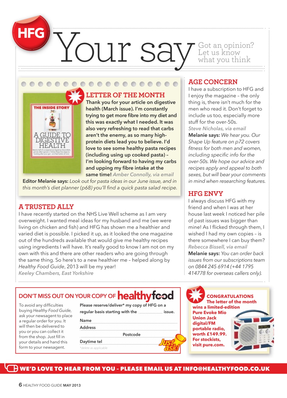 Healthy Food Guide Preview Pages