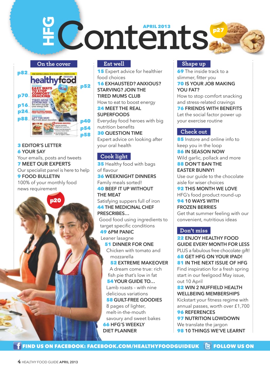 Healthy Food Guide Preview Pages