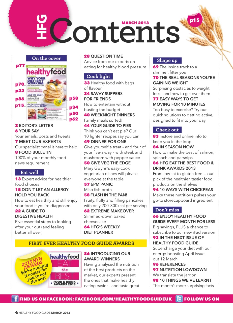 Healthy Food Guide Preview Pages