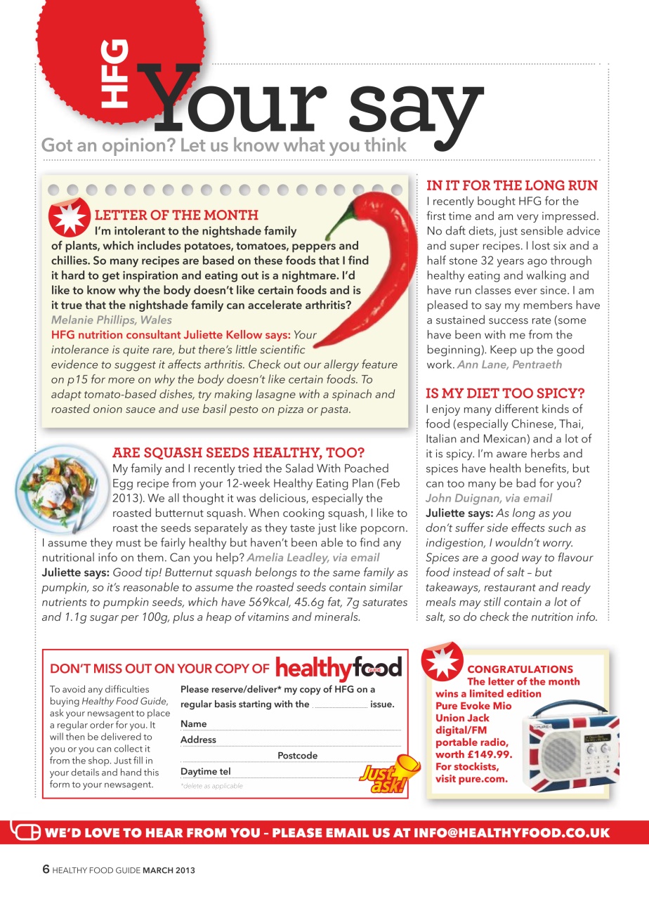 Healthy Food Guide Preview Pages