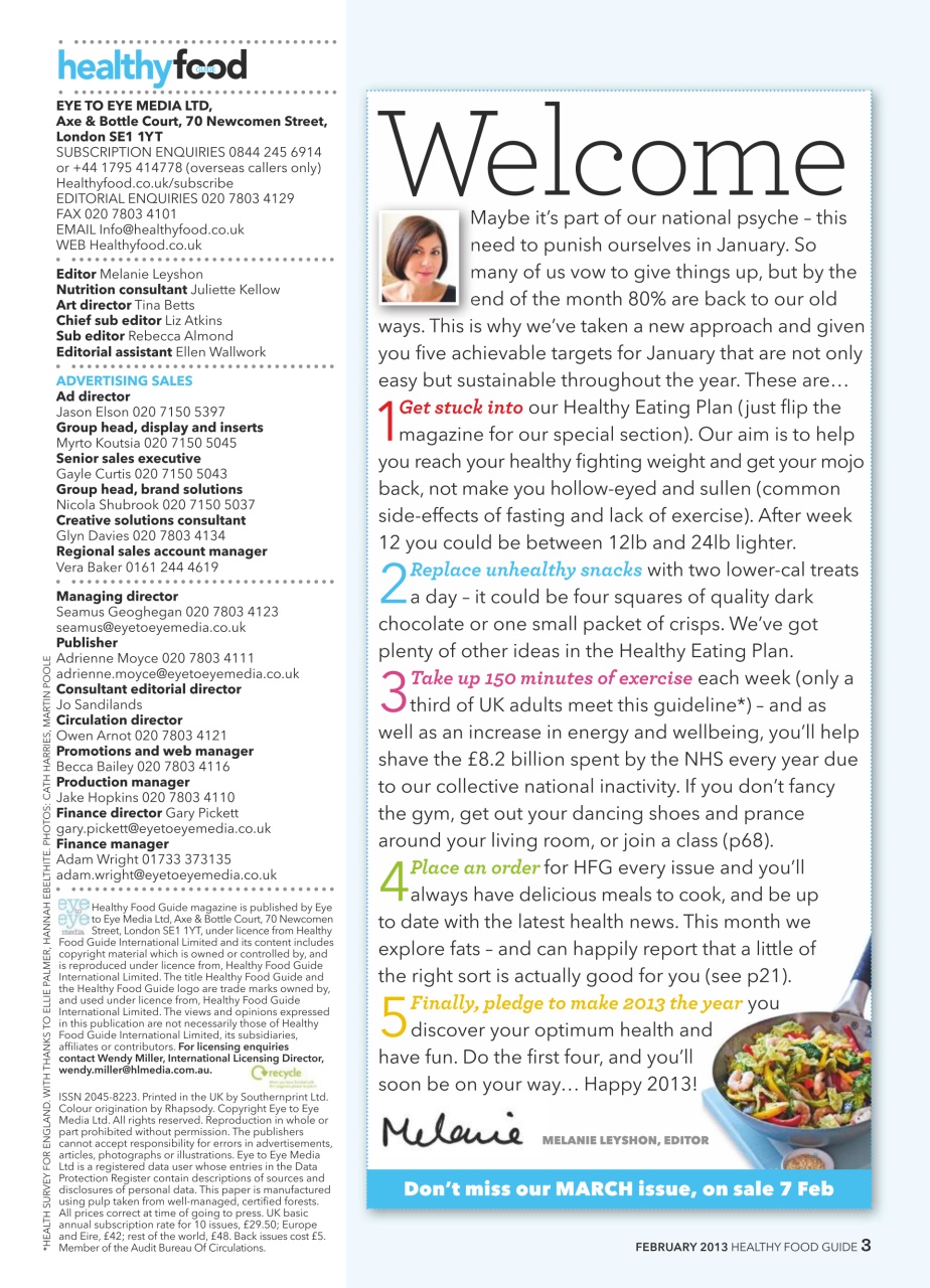 Healthy Food Guide Preview Pages