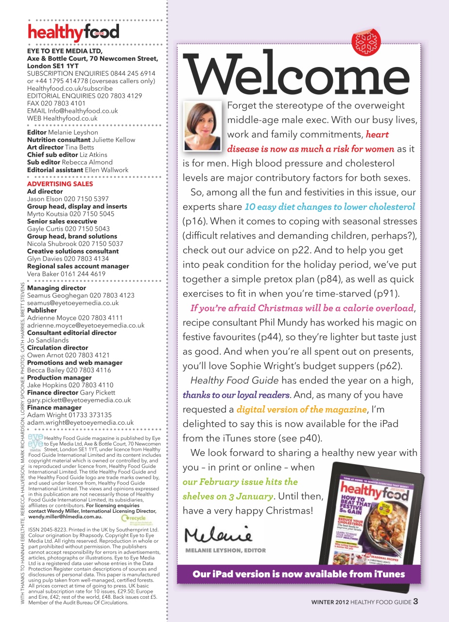 Healthy Food Guide Preview Pages