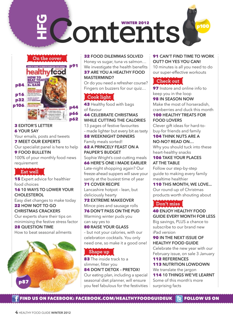 Healthy Food Guide Preview Pages