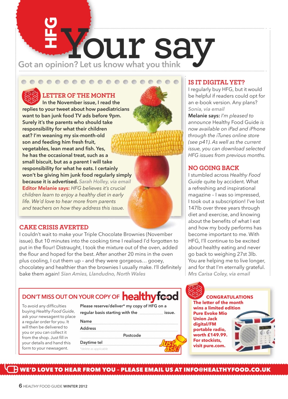 Healthy Food Guide Preview Pages