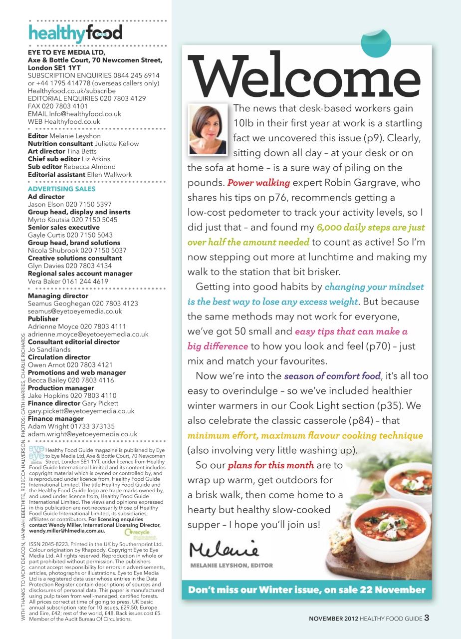 Healthy Food Guide Preview Pages