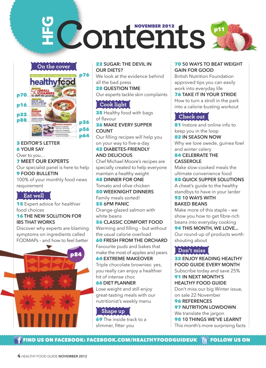 Healthy Food Guide Preview Pages