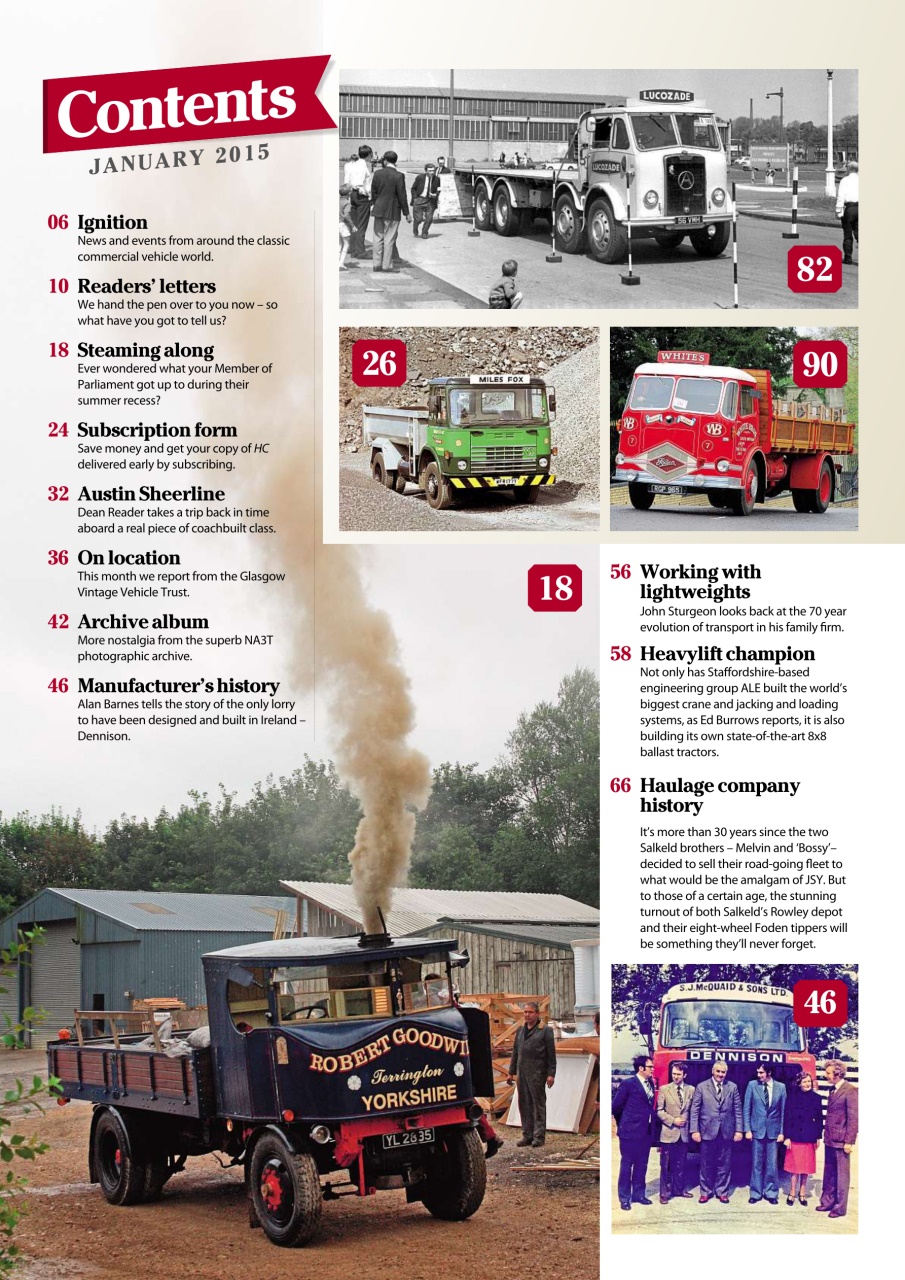 Heritage Commercials Magazine Preview Pages