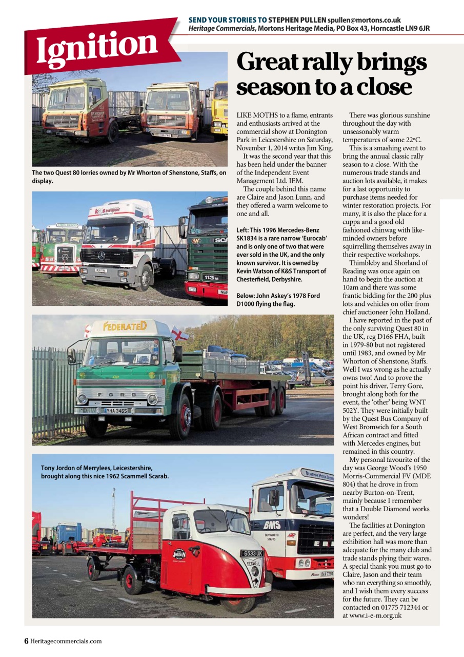 Heritage Commercials Magazine Preview Pages