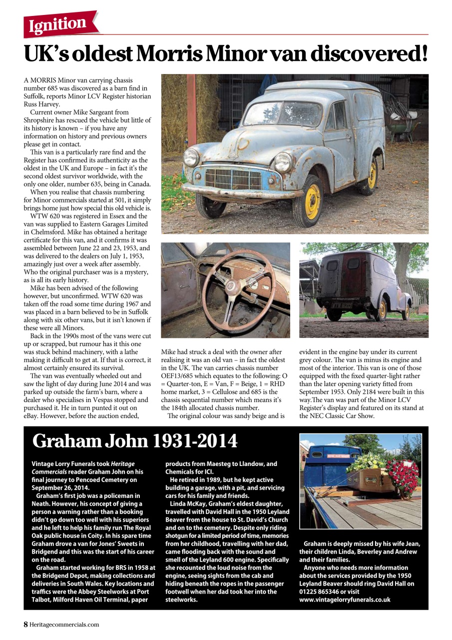 Heritage Commercials Magazine Preview Pages