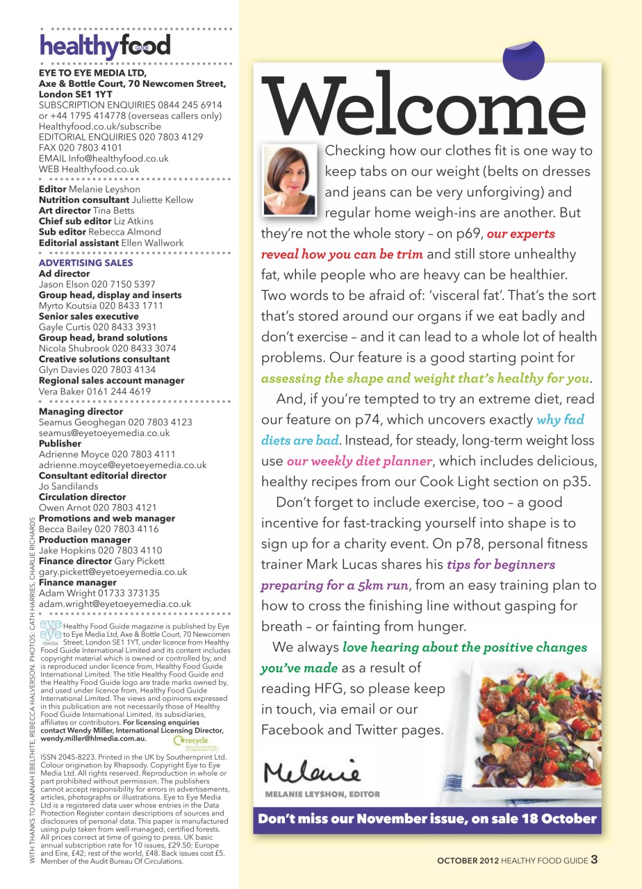 Healthy Food Guide Preview Pages