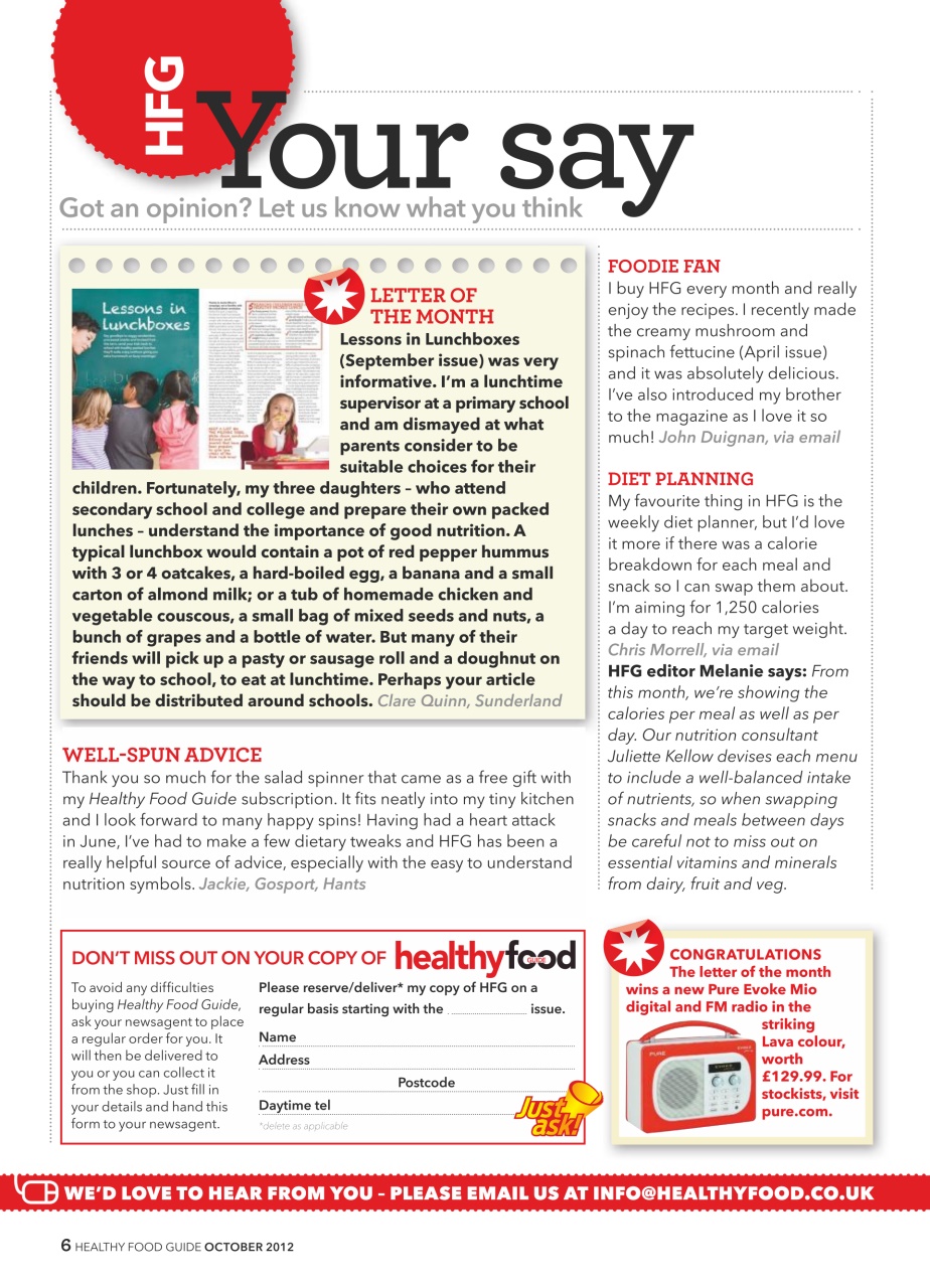 Healthy Food Guide Preview Pages