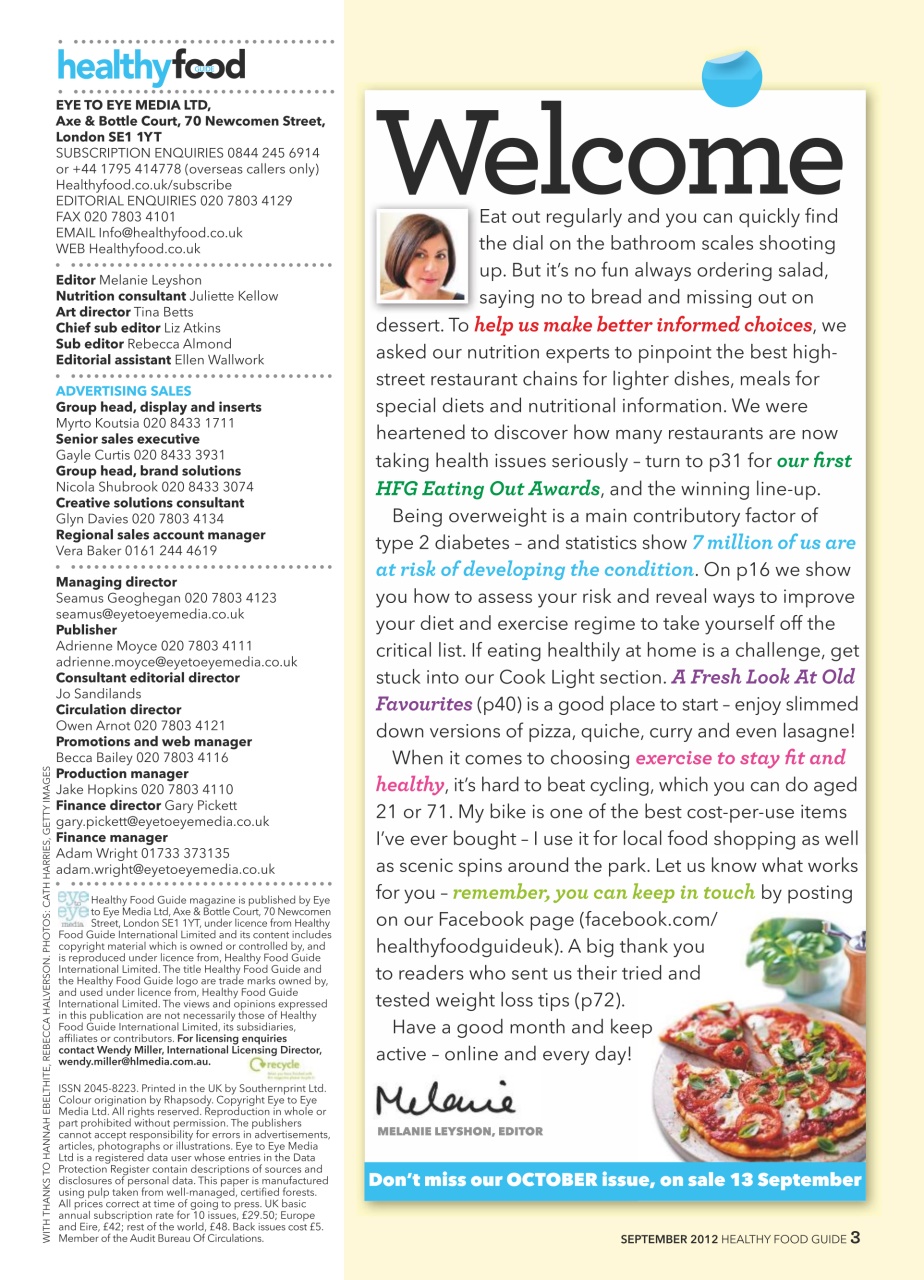 Healthy Food Guide Preview Pages