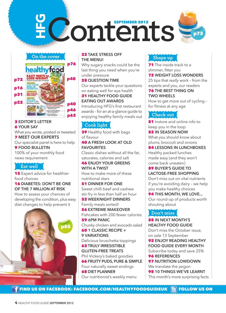 Healthy Food Guide Preview Pages