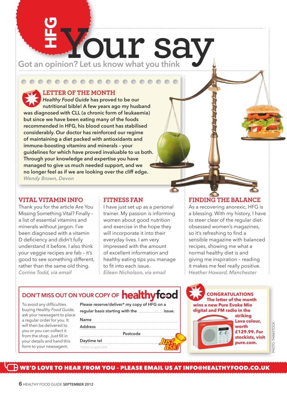 Healthy Food Guide Preview Pages
