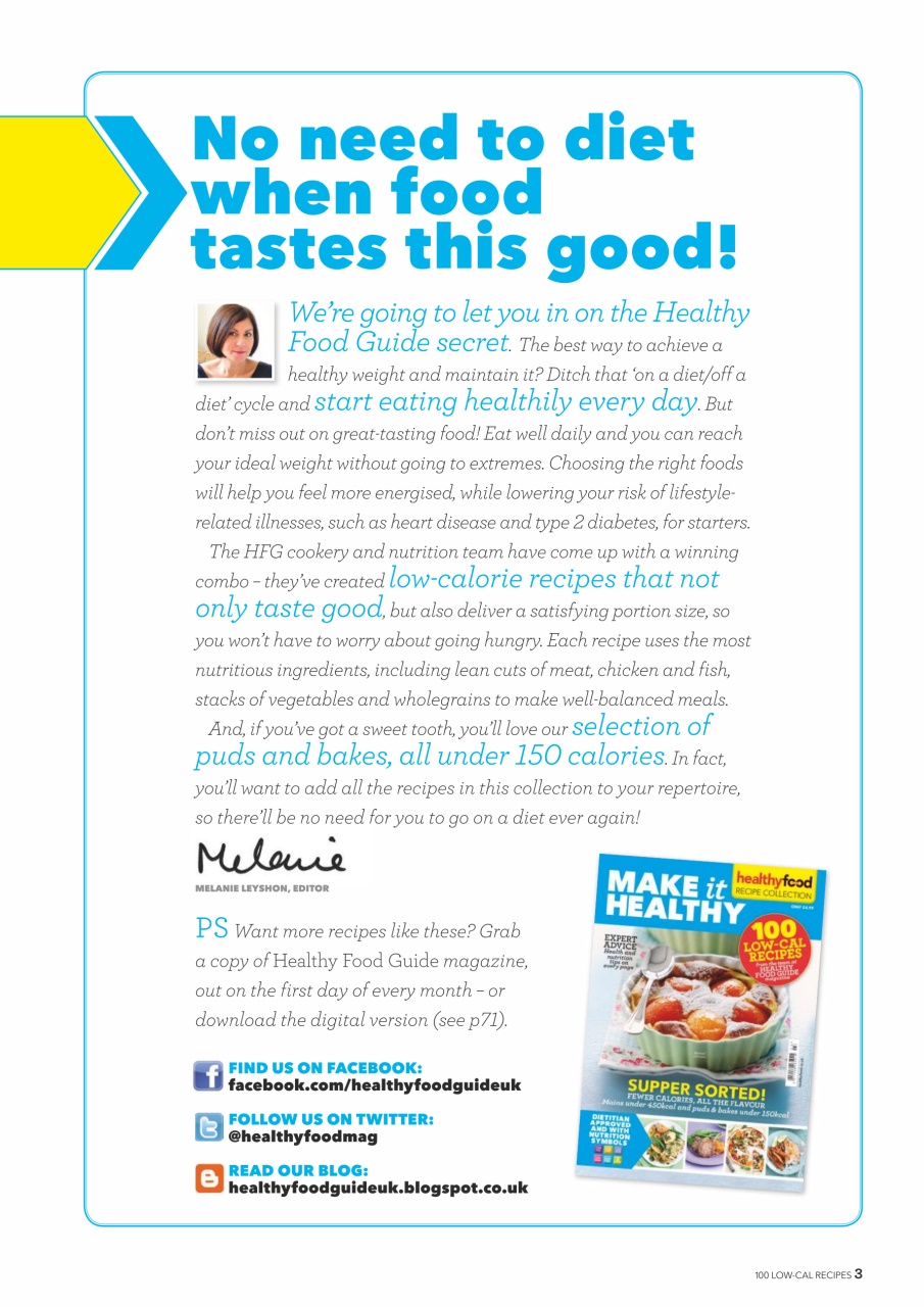 Healthy Food Guide Preview Pages