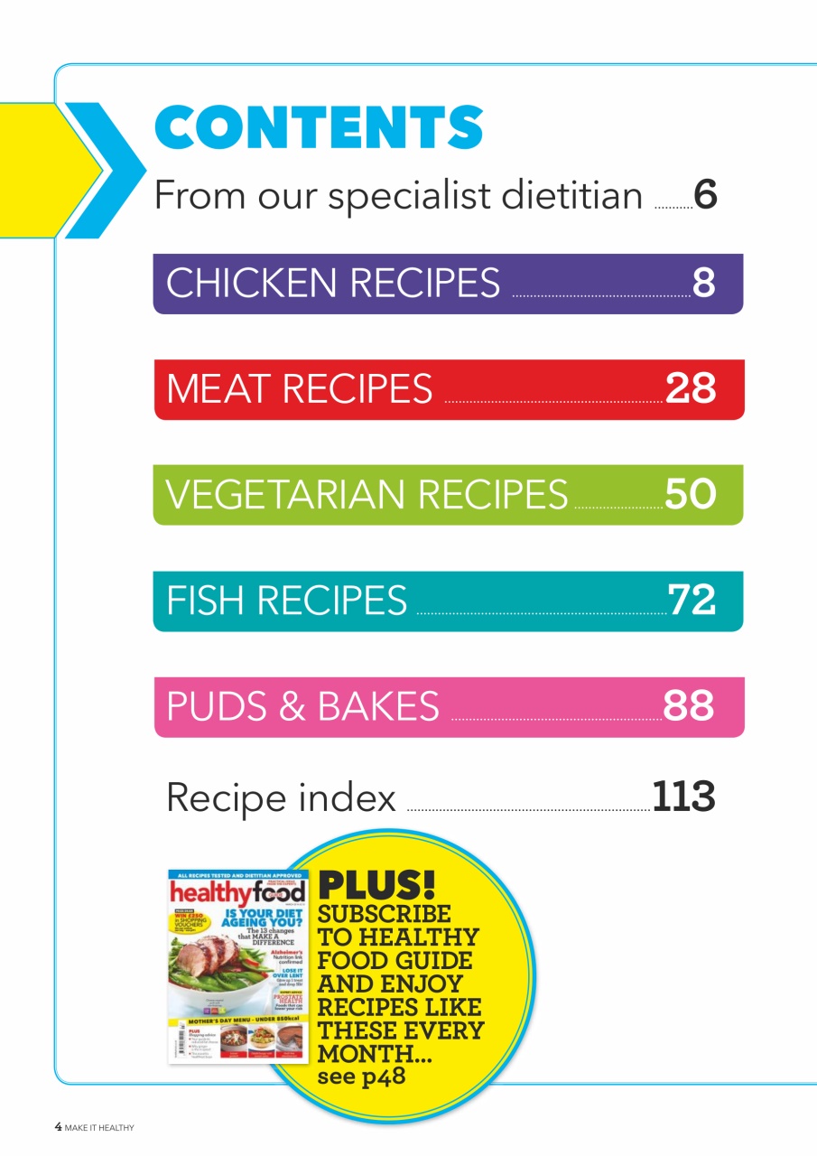 Healthy Food Guide Preview Pages