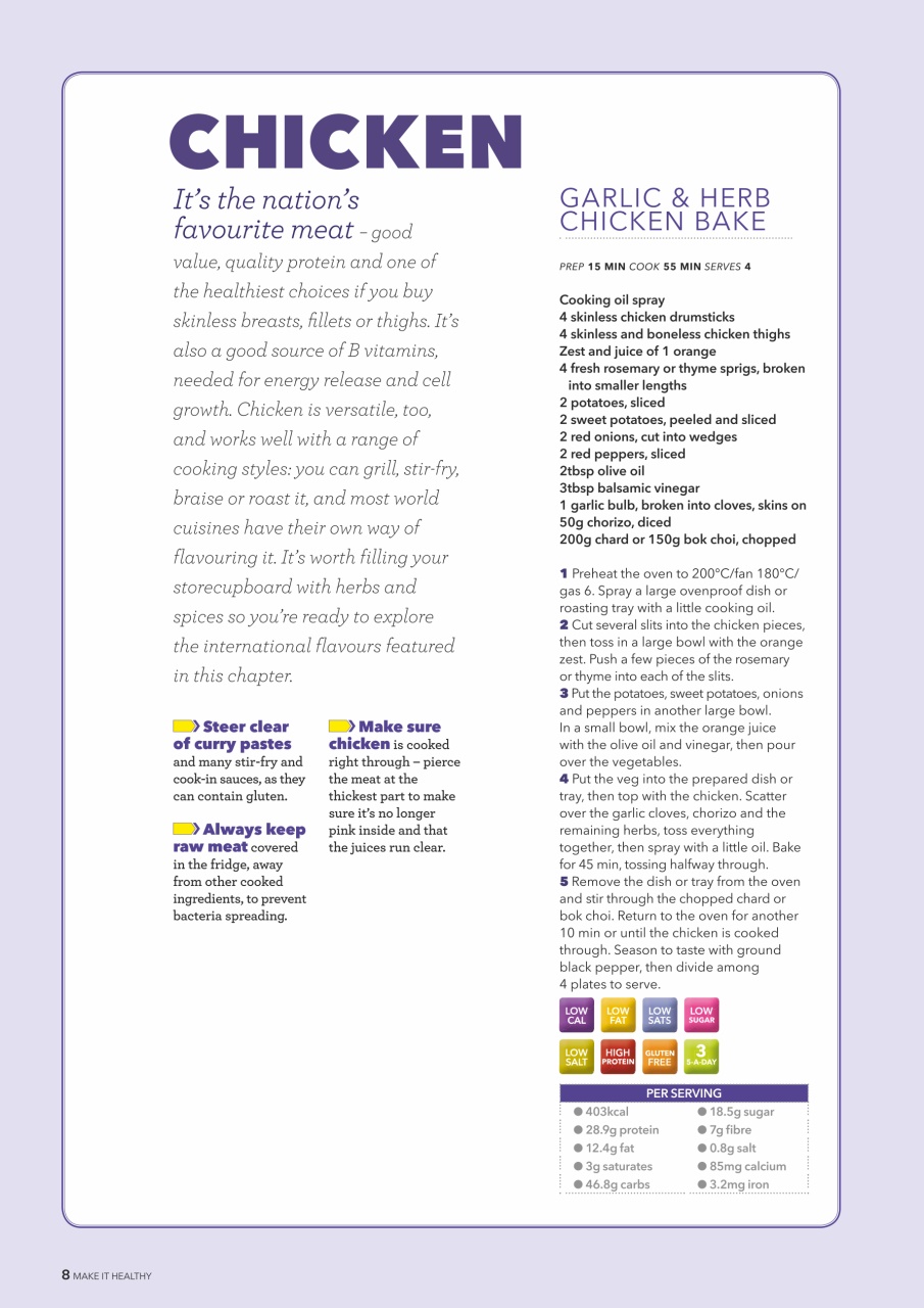 Healthy Food Guide Preview Pages