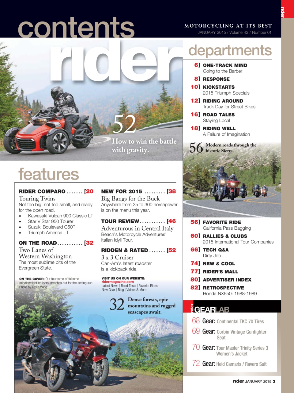 Rider Magazine Preview Pages