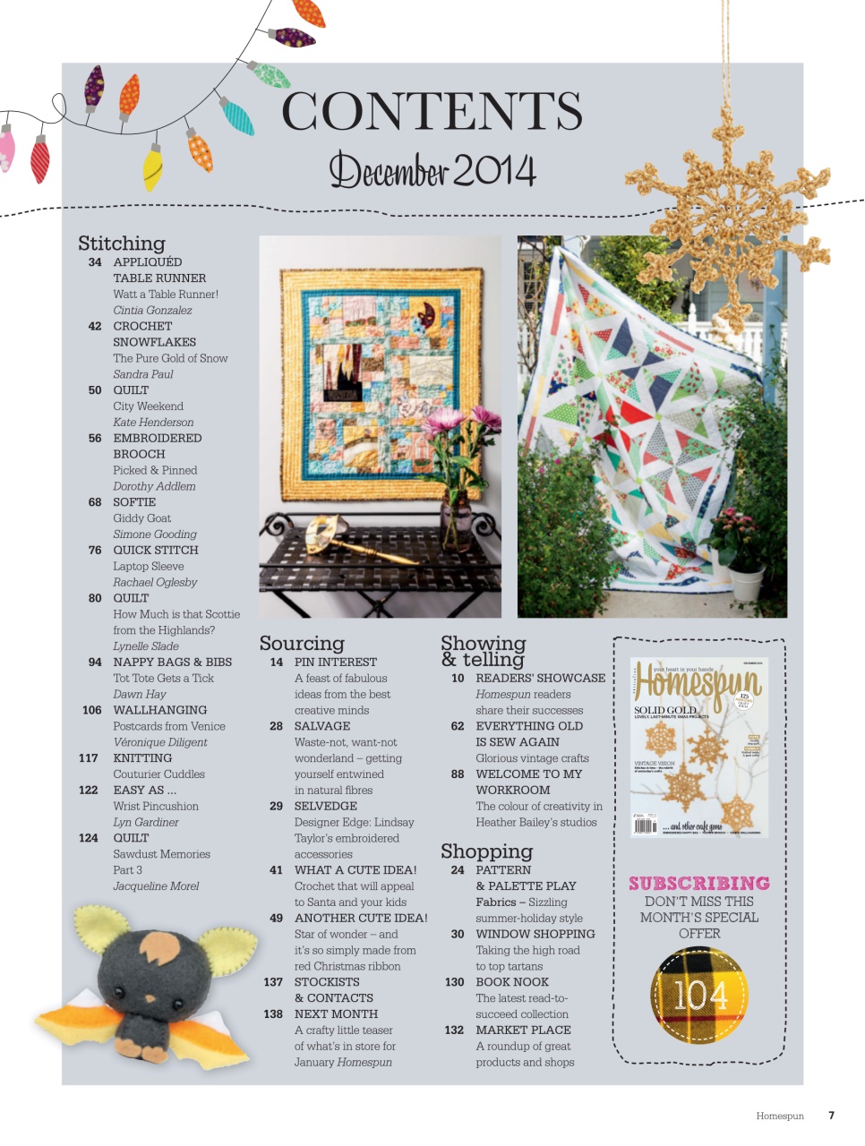 Homespun Preview Pages