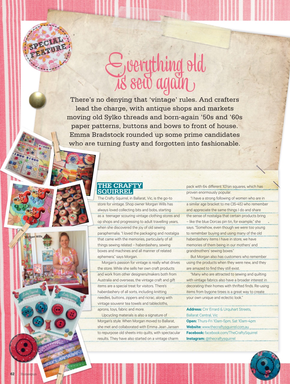 Homespun Preview Pages