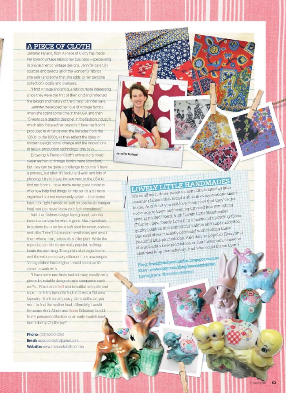 Homespun Preview Pages