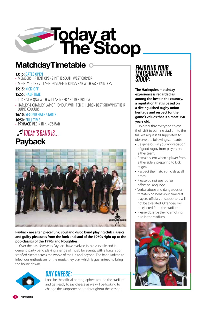 Harlequins Preview Pages