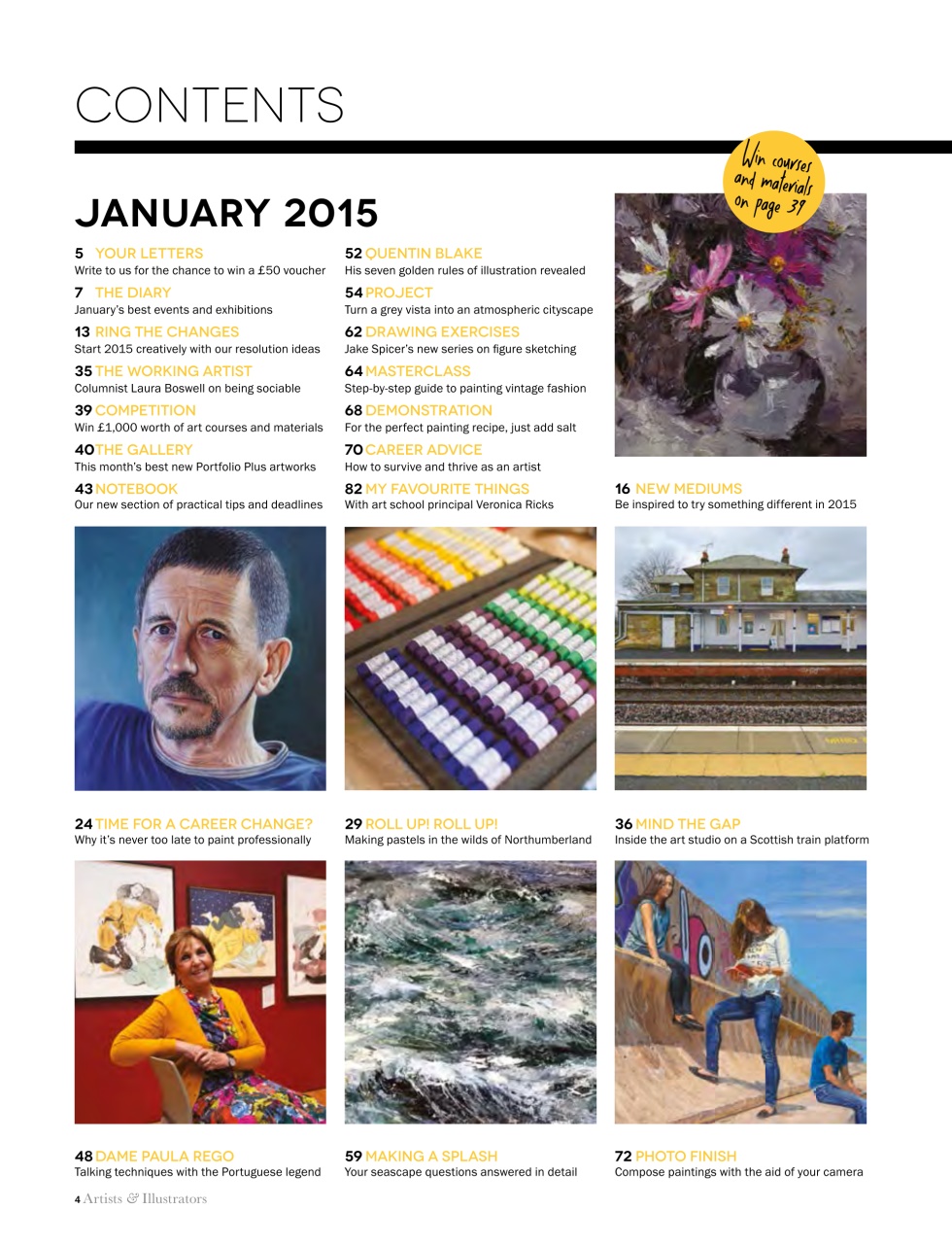 Artists & Illustrators Preview Pages
