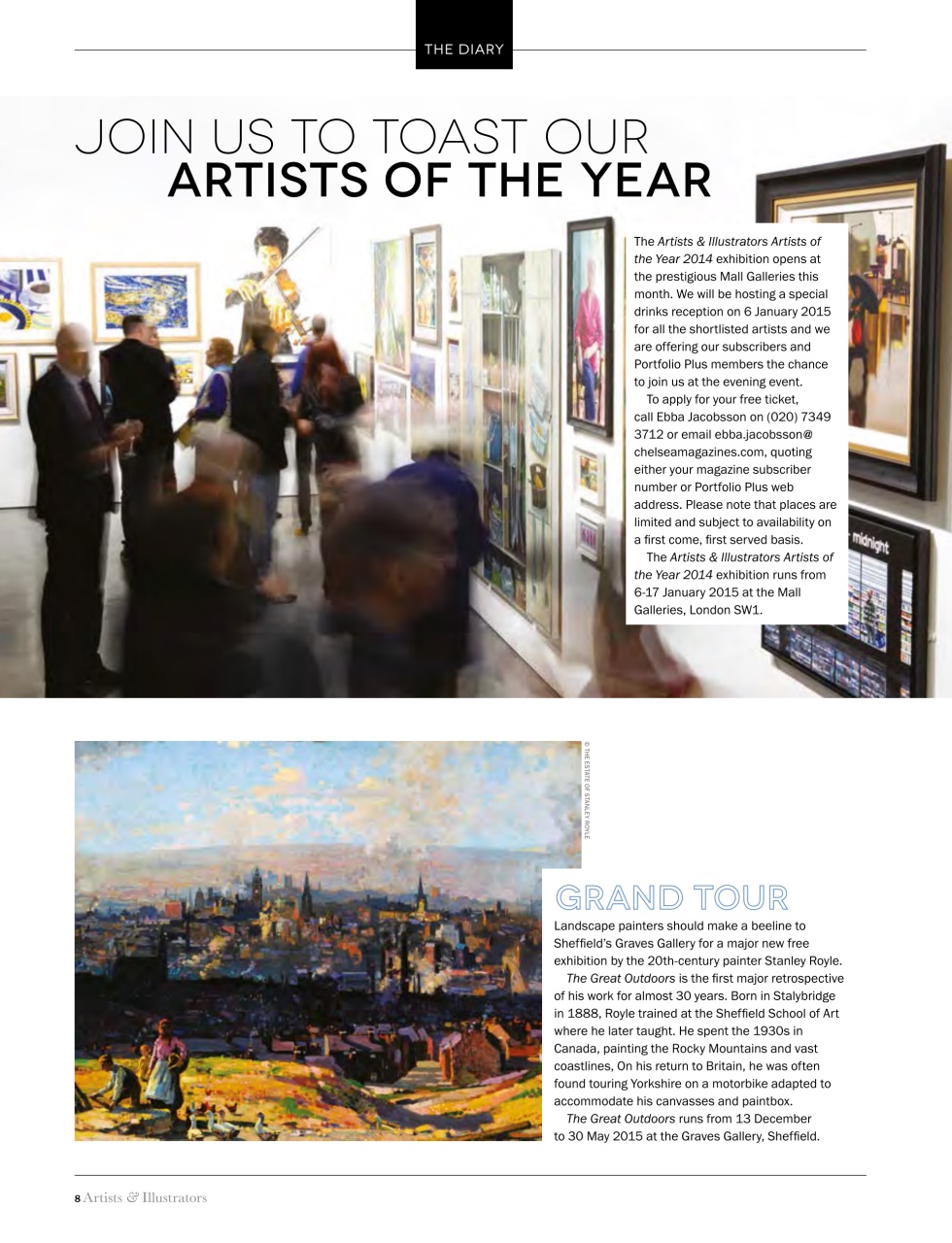 Artists & Illustrators Preview Pages