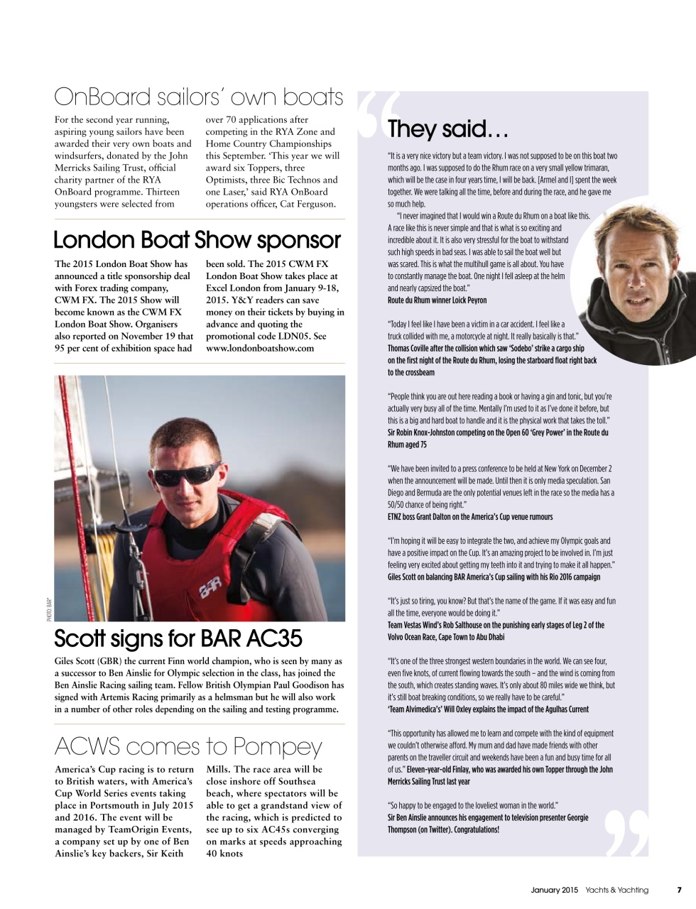 Yachts & Yachting Preview Pages