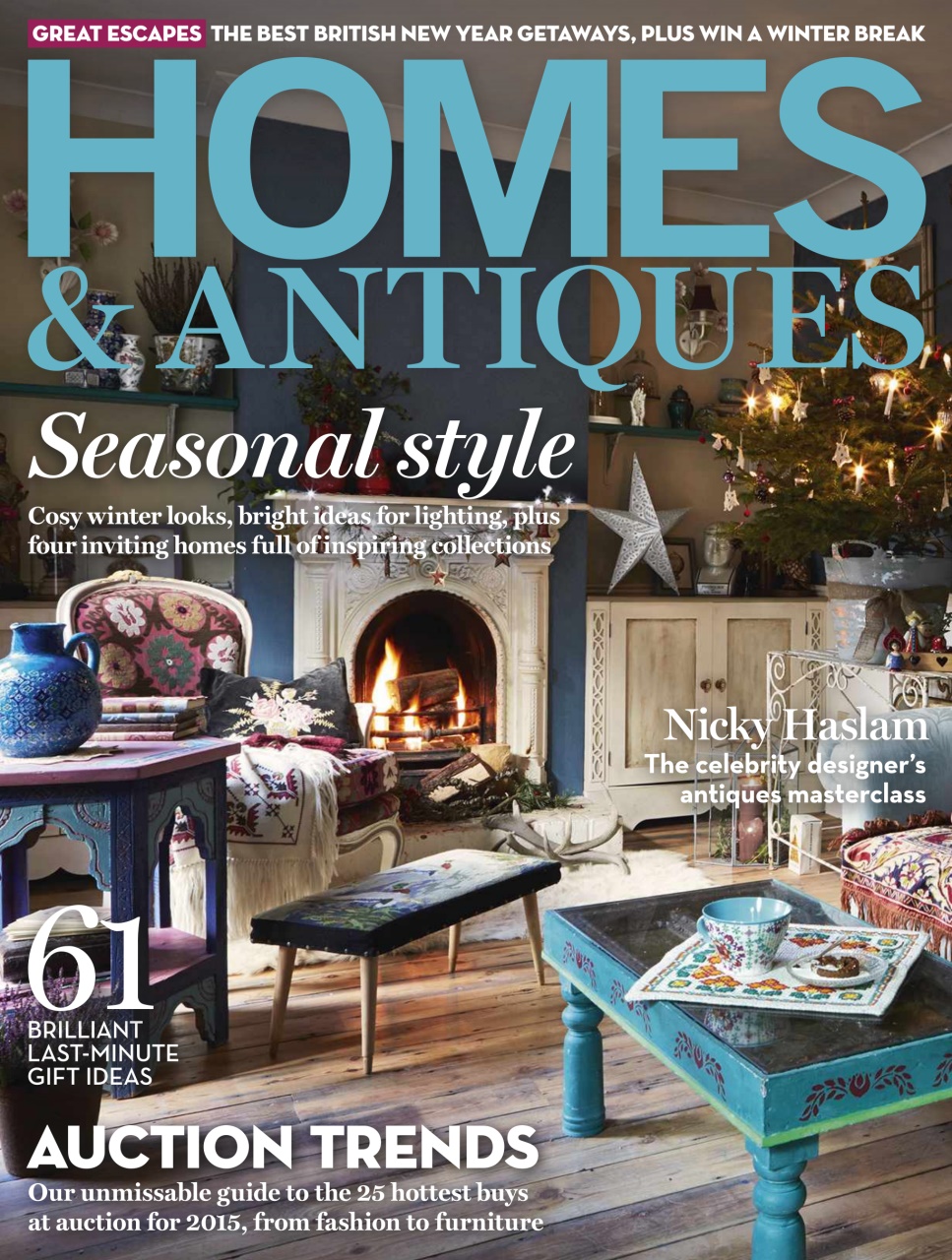 Homes & Antiques Magazine Preview Pages