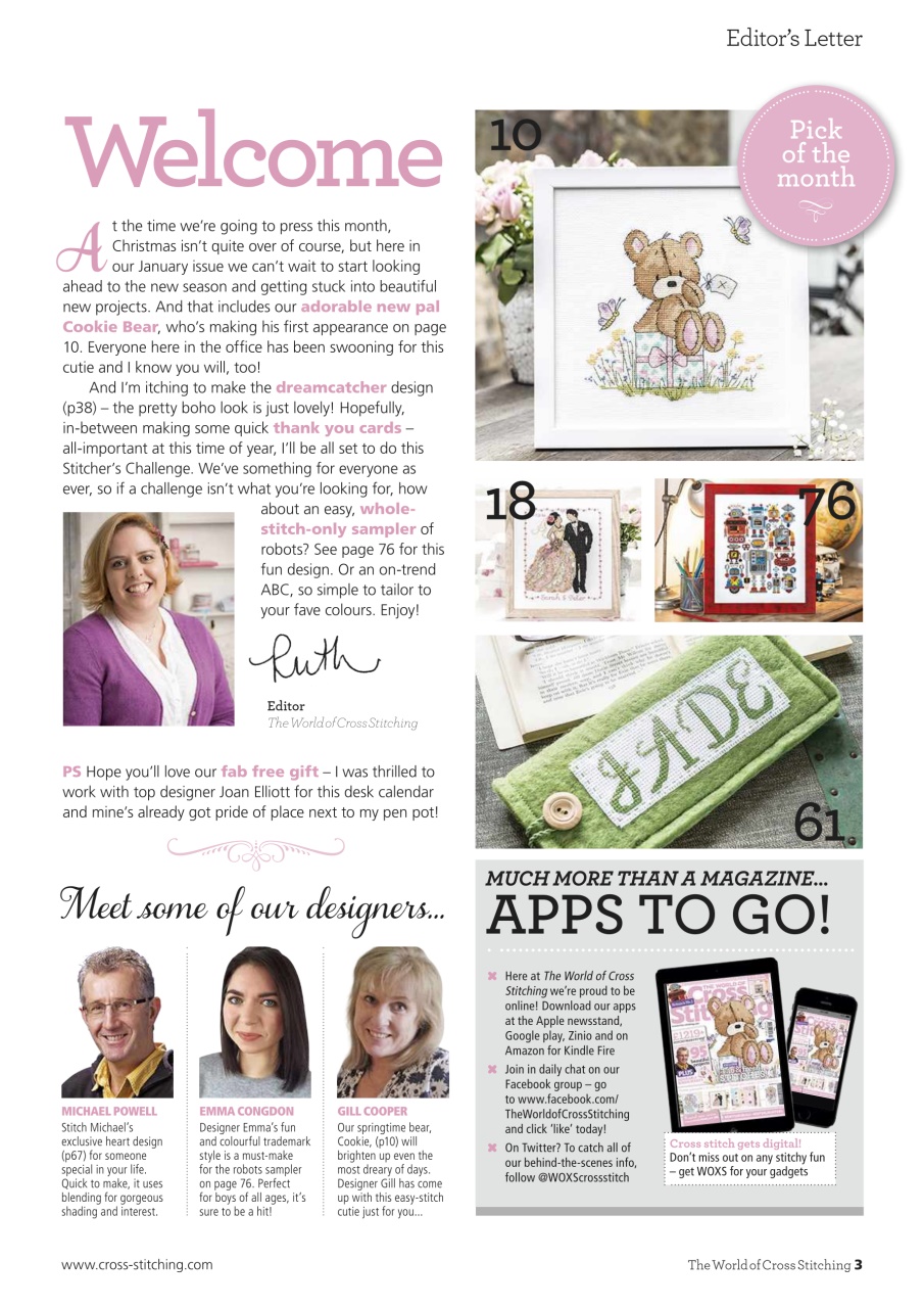 The World of Cross Stitching Preview Pages