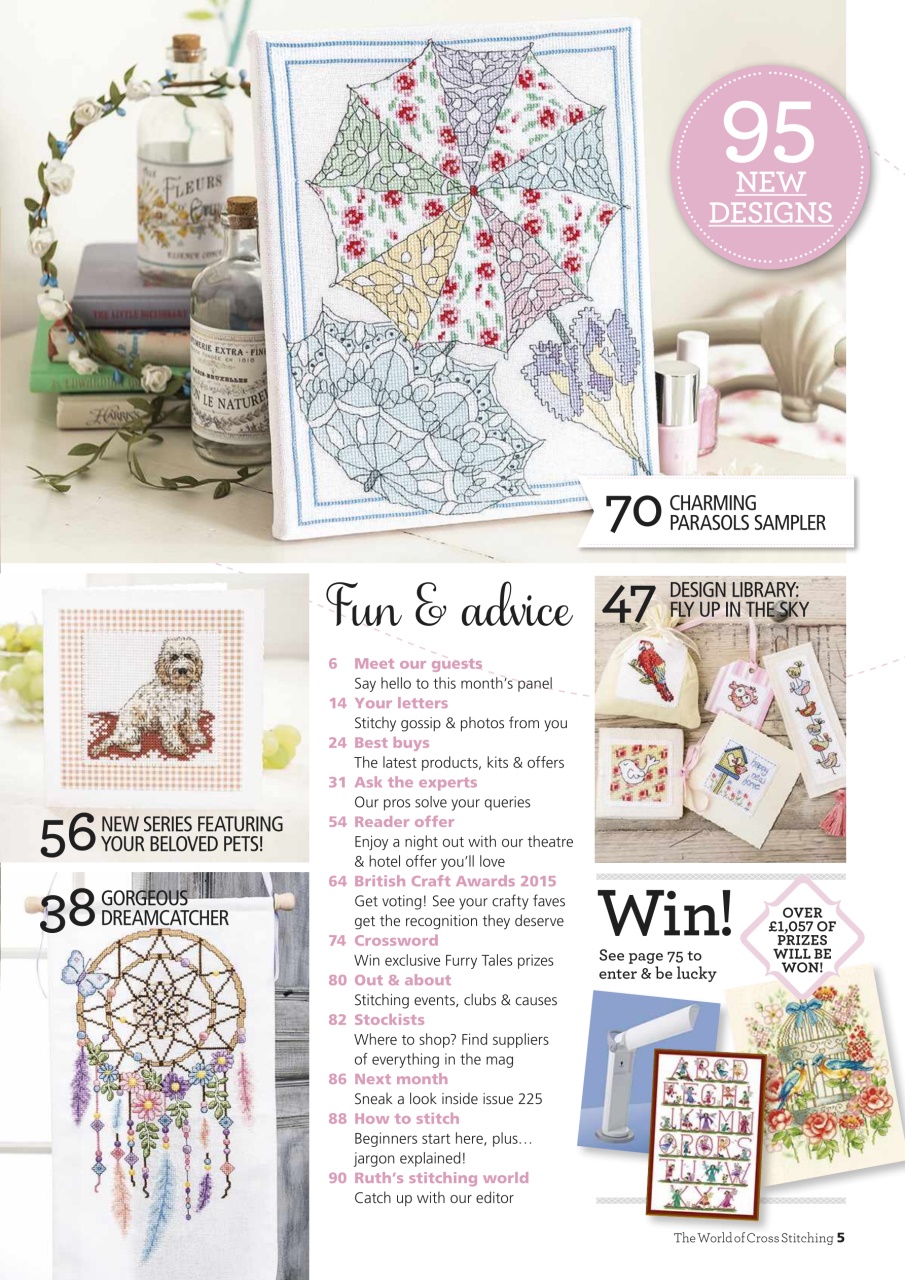 The World of Cross Stitching Preview Pages