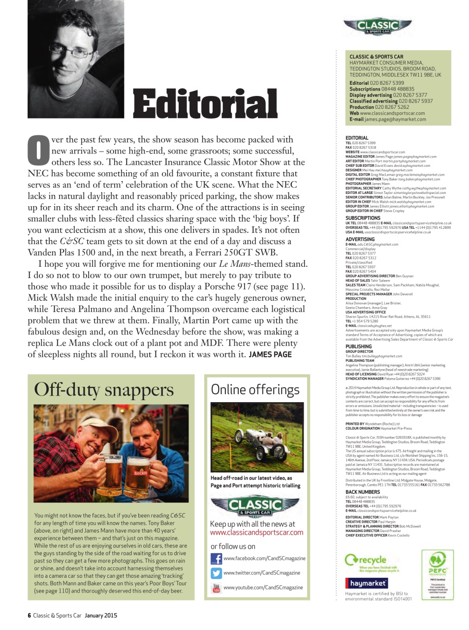 Classic & Sports Car Preview Pages